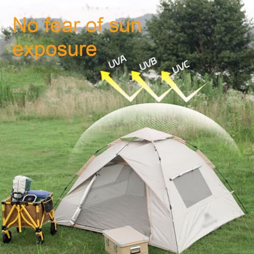 Carpa automática pop-up portátil para camping al aire libre miniatura 5