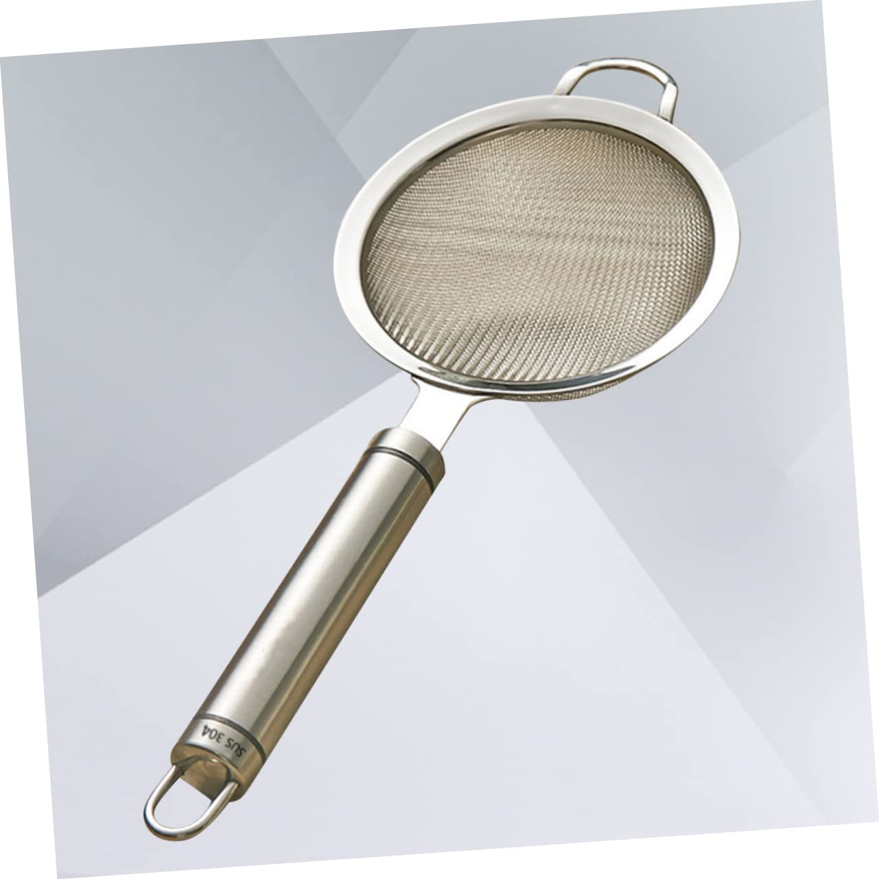 Cucharón de acero inoxidable Colador de pasta Cucharón desnatador Colador de malla fina Olla caliente Cuchara desnatadora de grasa Colador de cocina Tamiz de cocina Colador de acero inoxidable Filtr