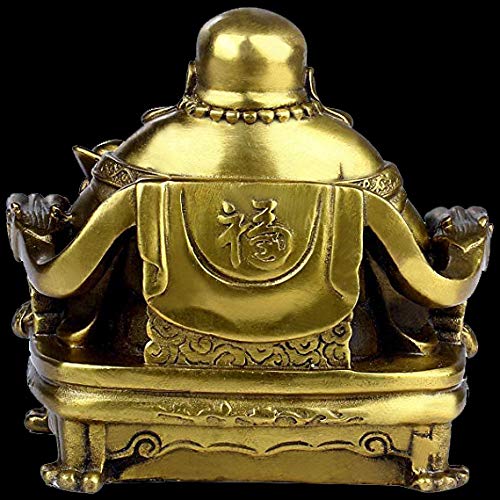 Amazon.co.jp: 布袋様 布袋が玉座を坐ている ほてい 七福神 招財 風水