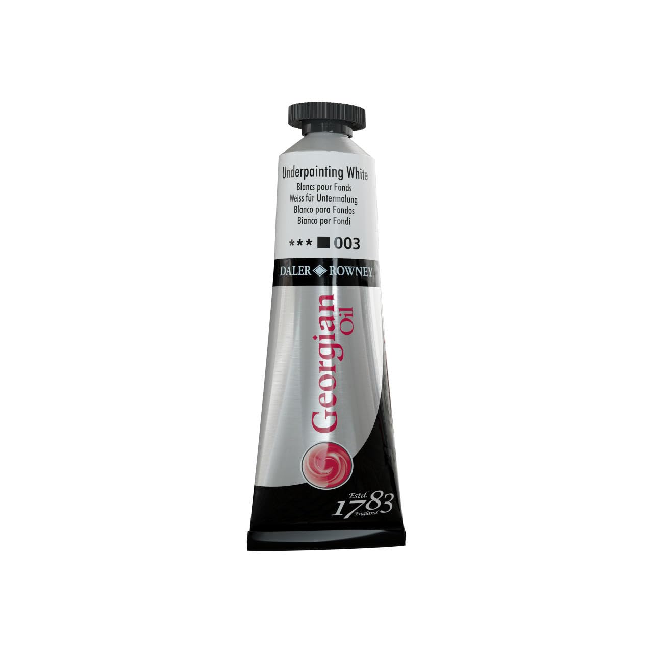 Daler-Rowney Georgian Oil Paint, Aluminium Tube, 1.28oz - 38 ml, Underpainting White