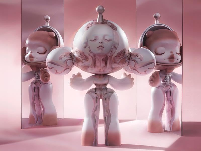 MEGA珍藏シリーズ　MEGA α SKULLPANDA 1000% MEGA α SKULLPANDA 1000% Egon Schiele - POP MART (Japan)