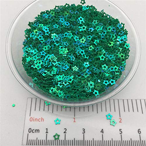 ALENAOO 3mm Hollow Star S Form PVC lose Pailletten Glitter Paillettes für Nail Art Maniküre, Hochzeit Konfetti, Zubehör… – Bild 7