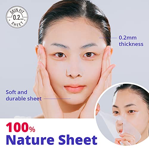 Dermatory Hypoallergenic Cica Pick Up Mask, Thin Sheet Masks (0.2Mm), Gentle, Moisturizing, Soothing, Healing, Calming Cica Skincare, Centella Asiatica, Guaiazulene, Panthenol (30 Sheets) #TOP1