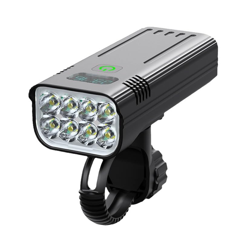 Luz LED brillante de seguridad con batería recargable, diseño impermeable, fácil instalación para ciclismo, ciclismo de montaña y conducción nocturna