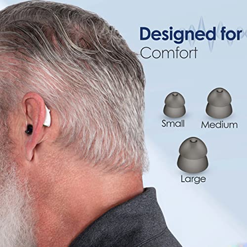 Clarigen Hearing Aids For Seniors With Personalized Test/Setup In Smart App, Rechargeable Hearing Amplifier With Charging Case (350 Hr), Discreet Hearing Aids With Intelligent Distortion Control And Volume Adjustment #TOP7