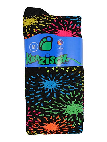 Krazisox Fireworks Over the Calf Socks2