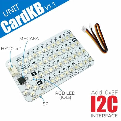 Clavier QWERTY programmable CardKB V1.1 équipé de LED RVB dynamiques