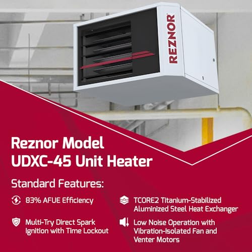 Reznor Heater in Garage Setting