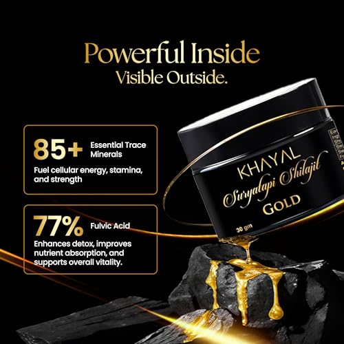 Image of Khayal Suryatapi Shilajit Gold 30gm Pure Himalayan Resin