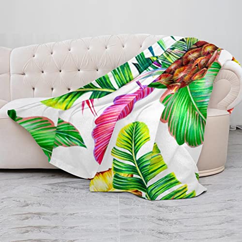 Couverture douce microfibre légère Flamingo plaid chaud canapé lit