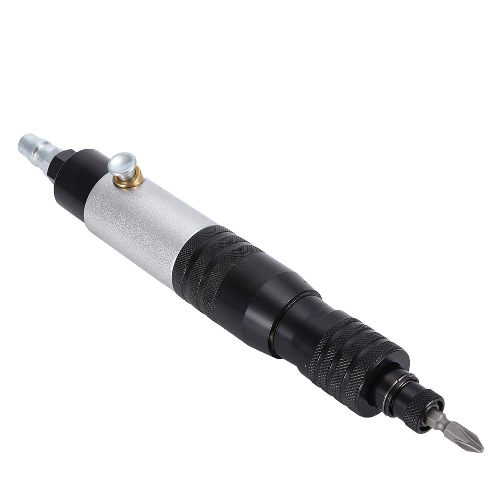 Tournevis Pneumatique Entièrement Automatique Visseuse Pneumatique 1/4" Outil de Vissage Pneumatique CW/CCW 1200 tr/min Industriel (2-4N.M)