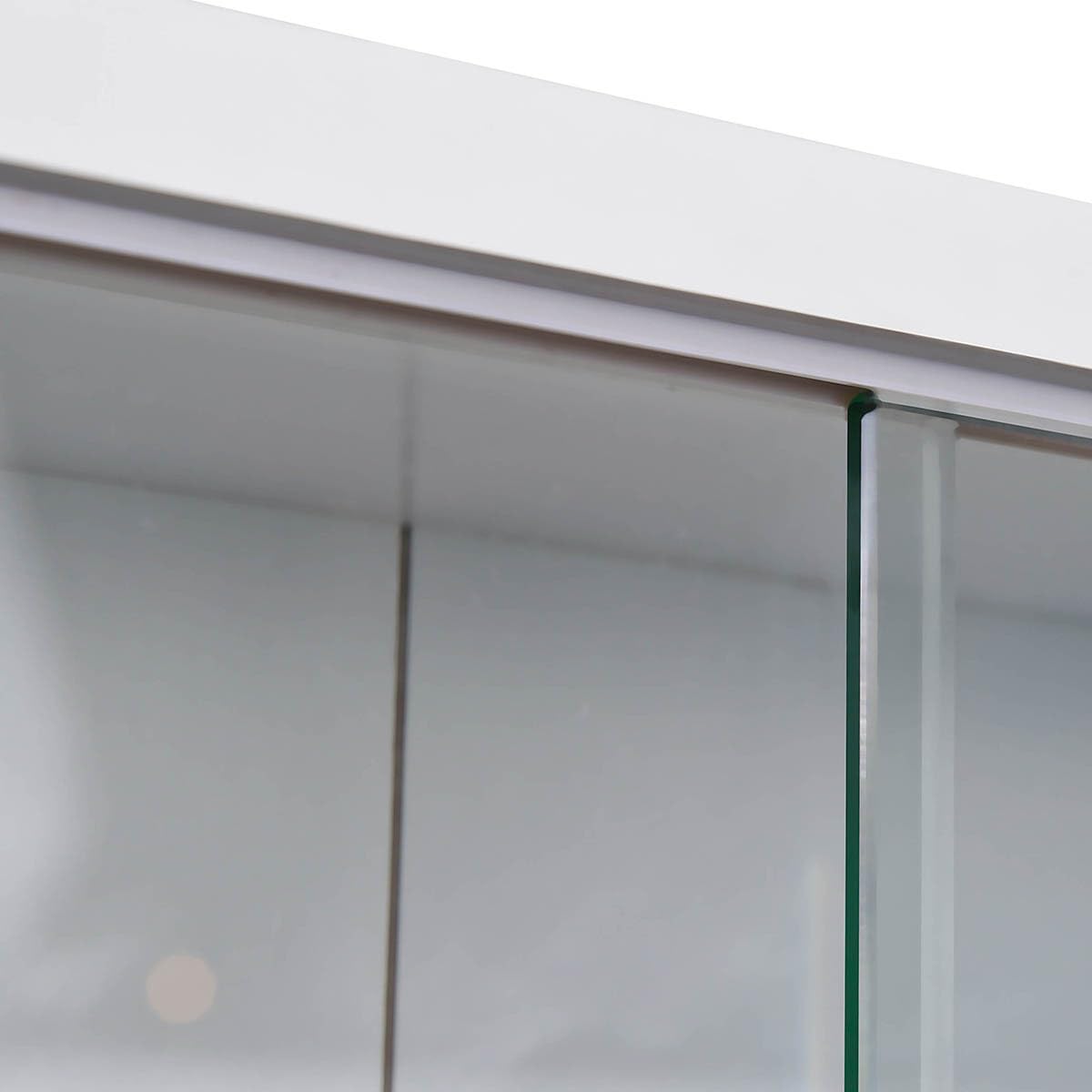 AltoBuy Collect Blanc - Vitrine Murale 5 Compartiments Blanche
