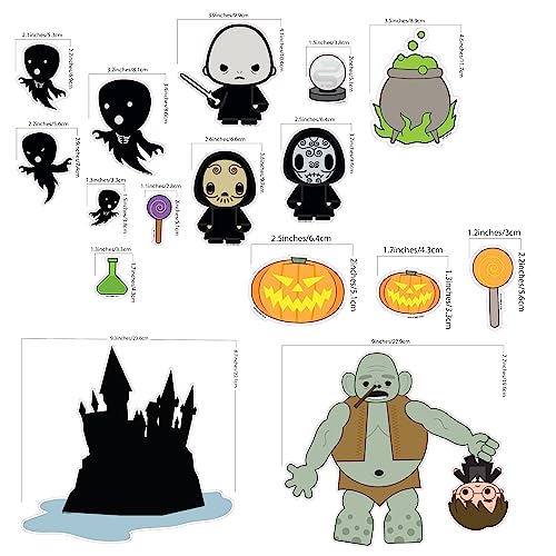 Stickers fenêtre Harry Potter pour illuminer votre décoration de maison le soir d'Halloween