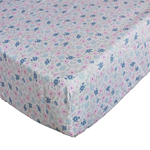 PENVEAT Presepe in Cotone Lenzuolo con Angoli Morbido Lettino Coprimaterasso Cartone Animato Biancheria da Letto per Neonato FOGLIETTO in Culla per Lettino Taglia 28''x52 '', 23