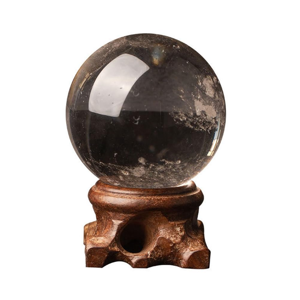 ITCLEYMDZV White Crystal Ball Stone Polished Seven Star Array Feng Shui Ornaments Home Crafts,3.1~3.5cm