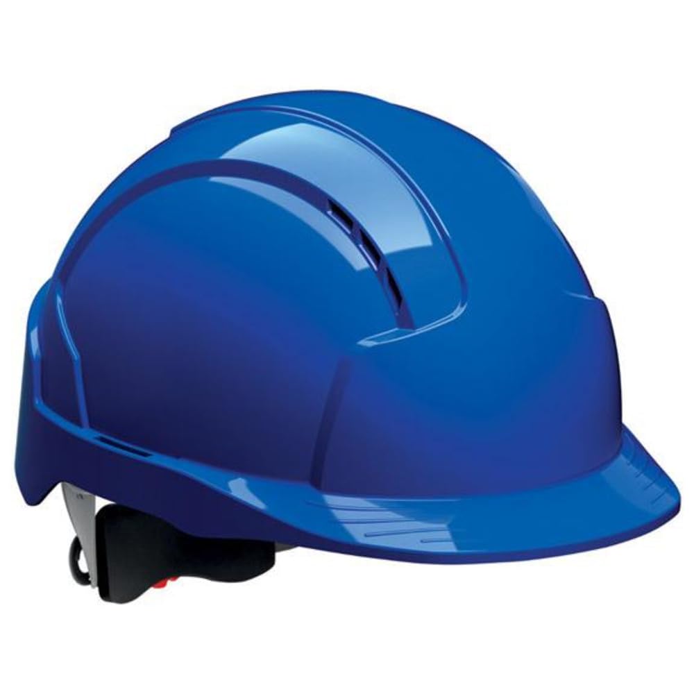 JSP Casco de protección EVOLite con cierre de rosca, color azul