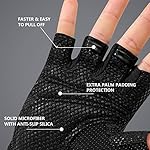 ZEROFIRE Workout Gloves for Women Men - Weight Lifting Gloves with Full Palm Protection & Extra Grip for Women Gym, Weightlifting, Weight Lift, Rowing, Exercise, Sport, Cycling - Image 4