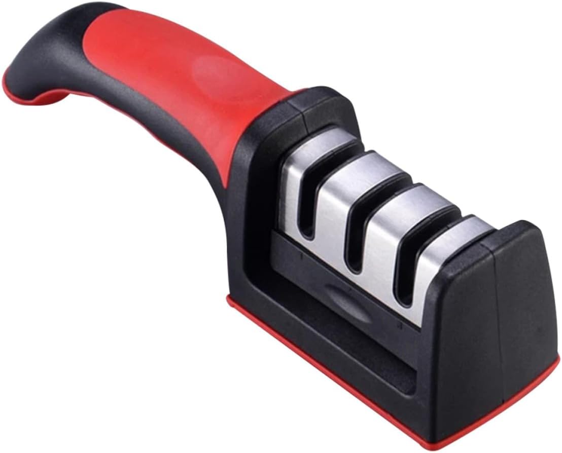 Three Stage with Handle Design Kitchen Sharpener for Home Use