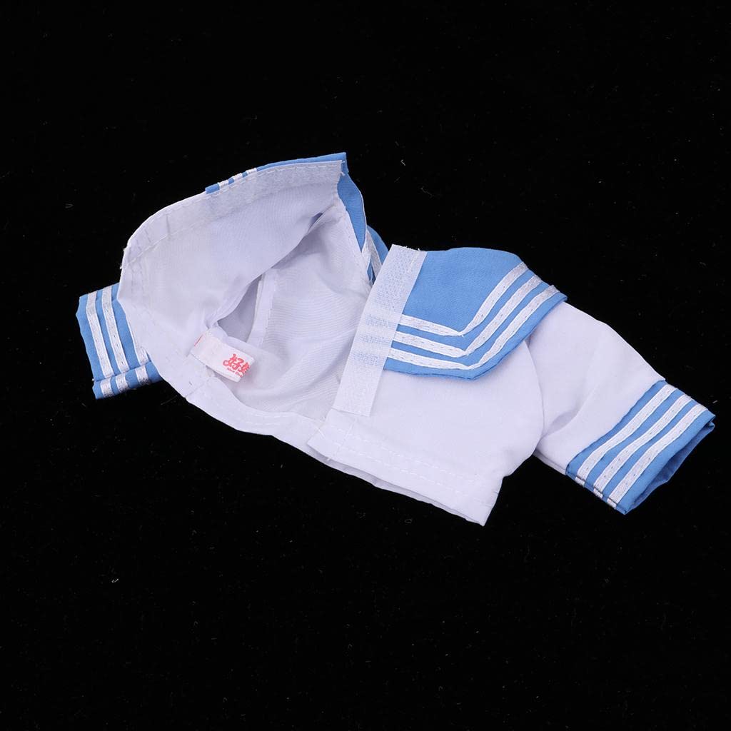 Gralara BJD Puppenkleidung Set Schuluniformen Puppenbekleidung Zubehör Handgenäht für Anziehdoll Sammlerbedarf Geschenk Spiel