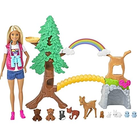 Barbie Wilderness Guide Interactive Playset with Animals Cover