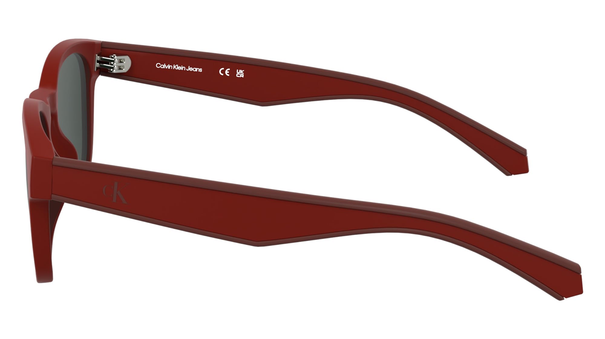 CALVIN KLEIN JEANS Brille Größe 47 mm Matte Rot Eye Size: 47 Bridge: 18