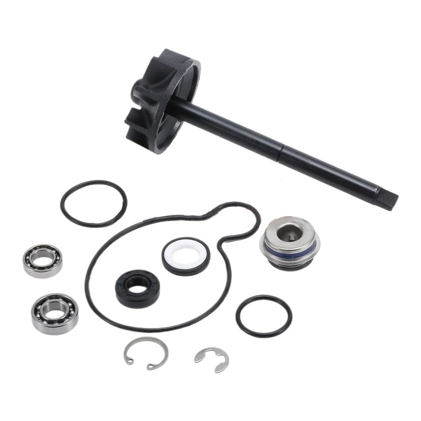 Pasuje do Suzuki AN650 Burgman SkyWave 650 2005-2017 17400-10G10 zestaw naprawczy wału wirnika pompy wodnej Zestaw chłodnicy wirnika pompy wodnej o dużych