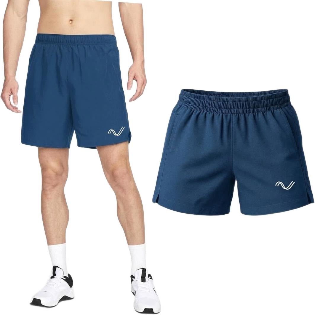 slovic Running Shorts for Men [Medium] | Durable Gym Shorts for Men Workout | Breathable Mens Running Shorts with Phone Pocket | Ideal for Sports, Gym, Home Comfort | Blue-picture-30