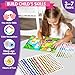 FIDRTH Dot Art Activity: No Mess Sticker Art Book for Kids, Scrapbooking Arts and Toddler Crafts Supplies, Airplane Travel Activity, Gifts for Boys & Girls Ages 3, 4, 5, 6, 7 (Animals)
