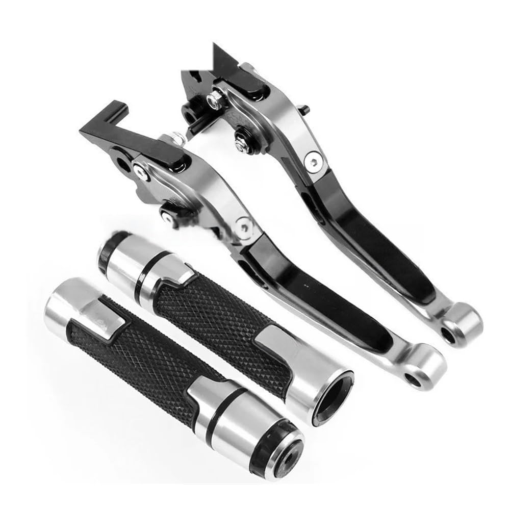 Mlioju B Motorcycle Clutch Lever Motorcycle Folding Extendable Moto Adjustable Clutch Rake Levers Handbar End Grips For &Ajaj For Pulsar 200 Ns/200 Rs/200 A