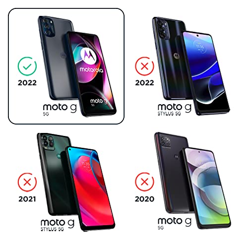 Image of Motorola Moto G 5G (2022) Protective Case- Black Precision fit, Stylish Shock Absorbing Phone Cases [NOT for G 5G (2020) Version]
