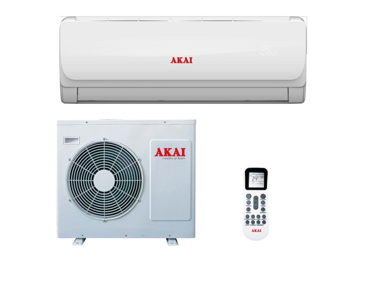 AKAI 2 Ton Split Air Conditioner, Rotary Compressor, Auto Restart, Gold Fin, 4-Way Swing, Led Display, Energy Efficient, ESMA Approved, ACMA-A24T3R4