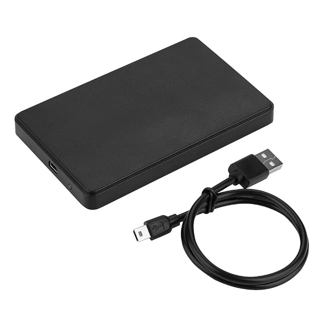 2 5in IDE Parallel Port Mobile Hard Disk Box High Speed HDD case External Storage No Screws