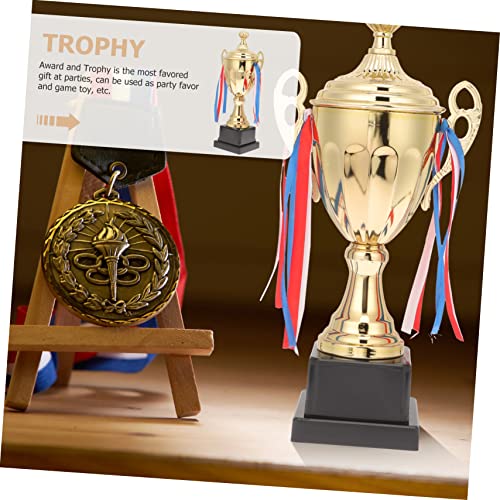 Yardwe 2 Pçs Bonecos Para Crianças Brinquedos Esportivos Modelo De Metal Troféu De Festa Prêmio Reco