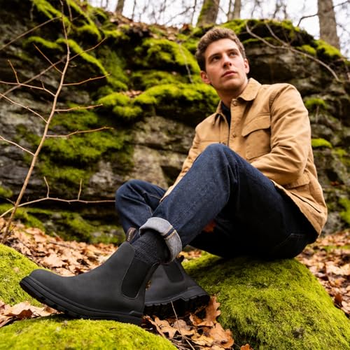Image of Cestfini Mens Slip On Chelsea Boots
