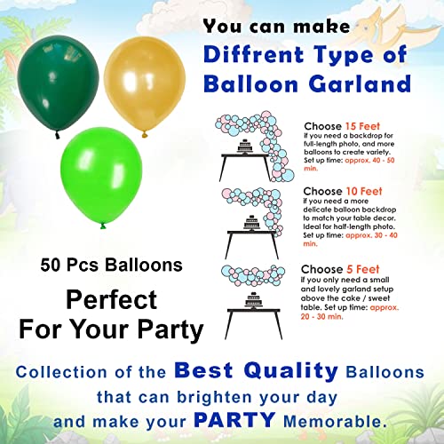 Image of Party Propz Dinosaur Theme Birthday Decoration Kit - 59 Pcs Dinosaur Birthday Decoration Items, Dinosaur Happy Birthday Banner, Balloon Decoration Kit For Kids (Cardstock & Foil)