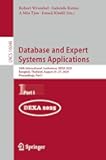 Database and Expert Systems Applications: 36th International Conference, DEXA 2025, Bangkok, Thailand, August 25–27, 2025, Proceedings, Part I (Lecture Notes in Computer Science Book 16046)