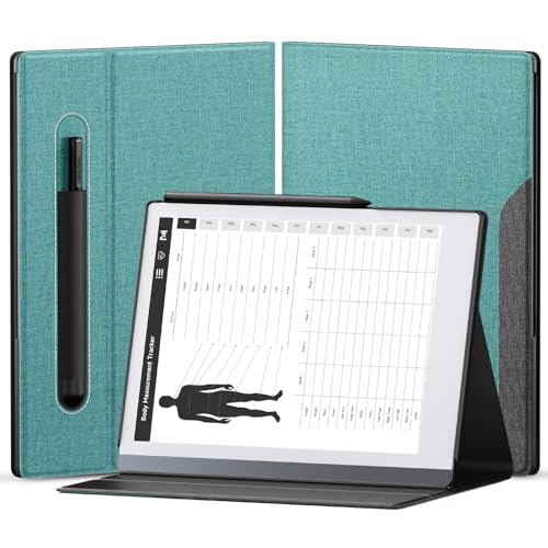 OLAIKE Book Folio Case for Remarkable 2 Paper Tablet 10.3" 2020 Released, Premuin Fabric Smart Cover with Pen Pocket