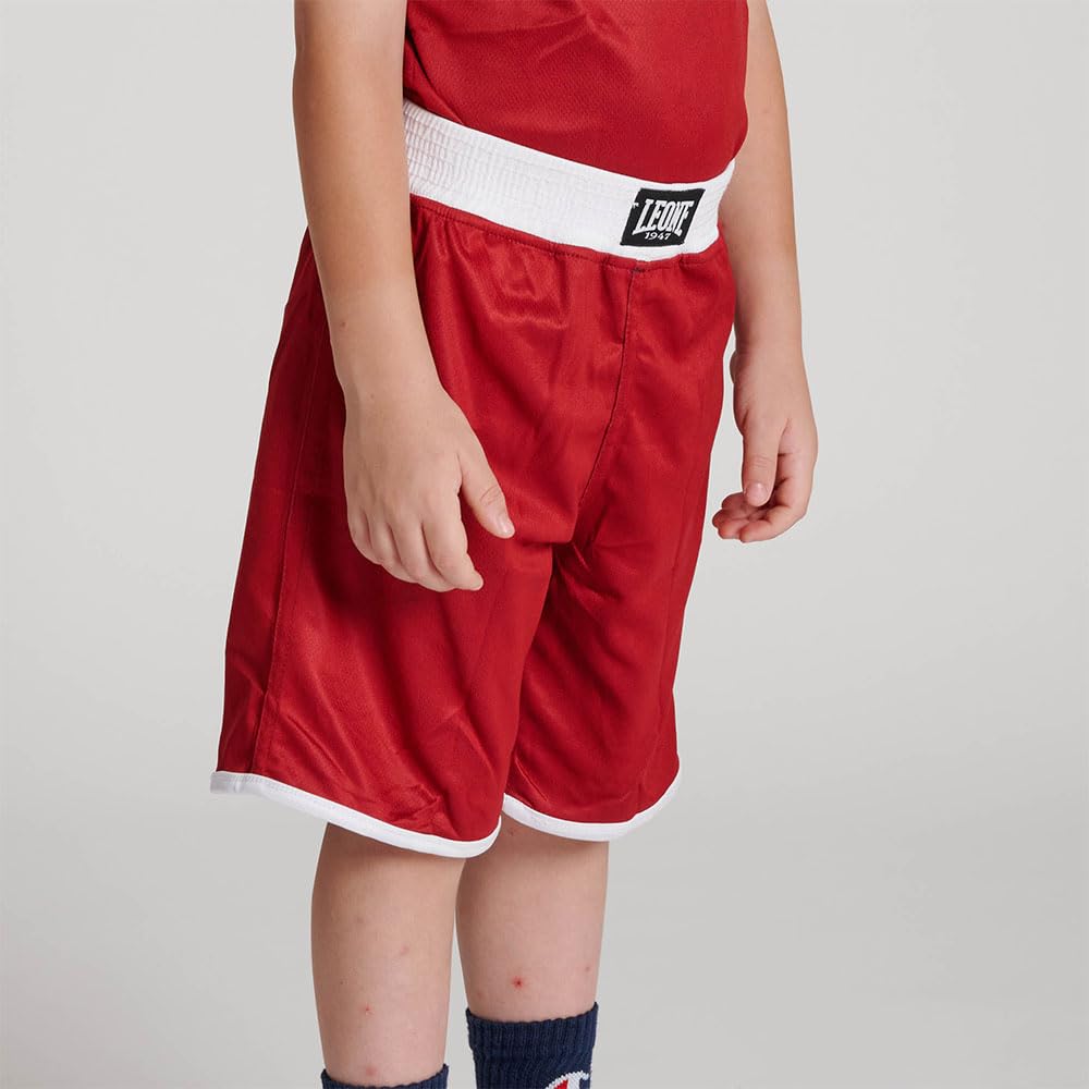 LEONE 1947 Pantaloncini Boxe - Pantalones Cortos Kick-Thai Jr. Niños y Adolescentes