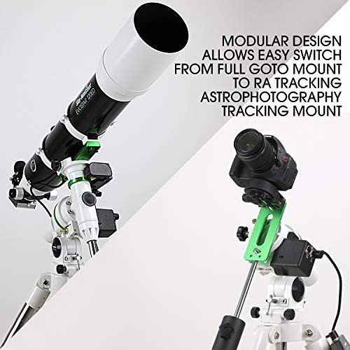 Image of Sky Watcher EQM-35 - Fully Computerized GoTo German Equatorial Telescope Mount - Belt-driven, Astrophotography ready, Computerized Hand Controller with 42,900+ Celestial Object Database,White