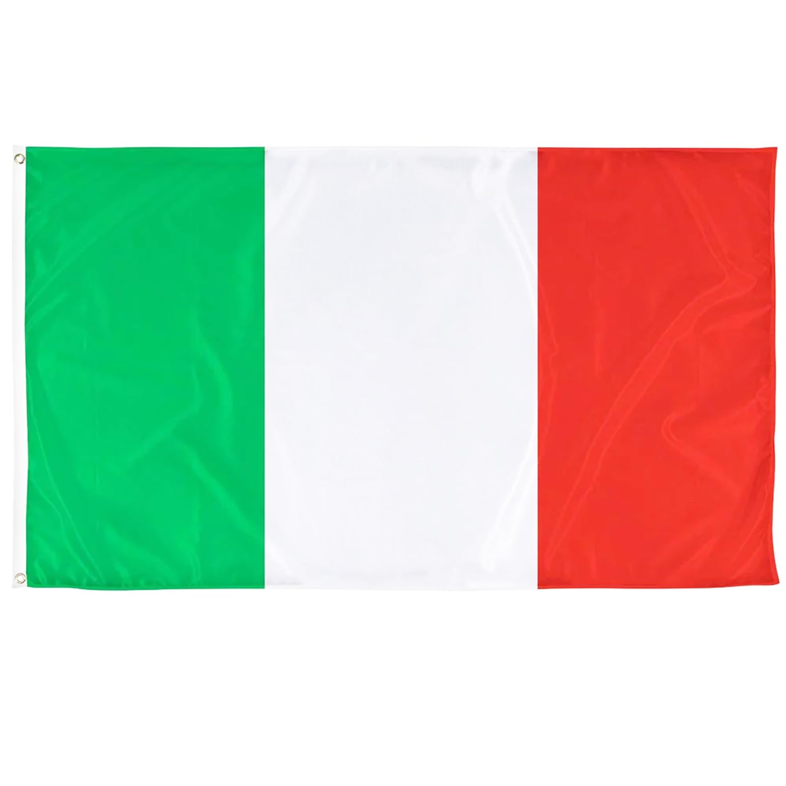 Cosymate Italy Flag Italian National Flag 3x5ft Flag with Brass Grommets, Vivid Color, UV Fade Resistant, Canvas Header