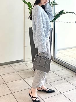 Amazon | [フレイ アイディー] ローゲージソフトコットンスラブニット