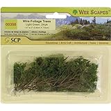 Wee Scapes Architectural Model Trees Wire Foliage Trees (light green) 1 1/2 in. - 3 in. pack of 24