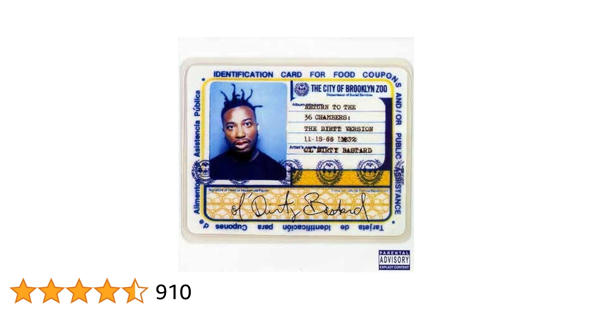 OL'DIRTY BASTARD /RETURN TO /2CD BOX 対訳付 OL DIRTY BASTARD - RETURN TO THE 36 CHAMBERS: THE DIRTY VER