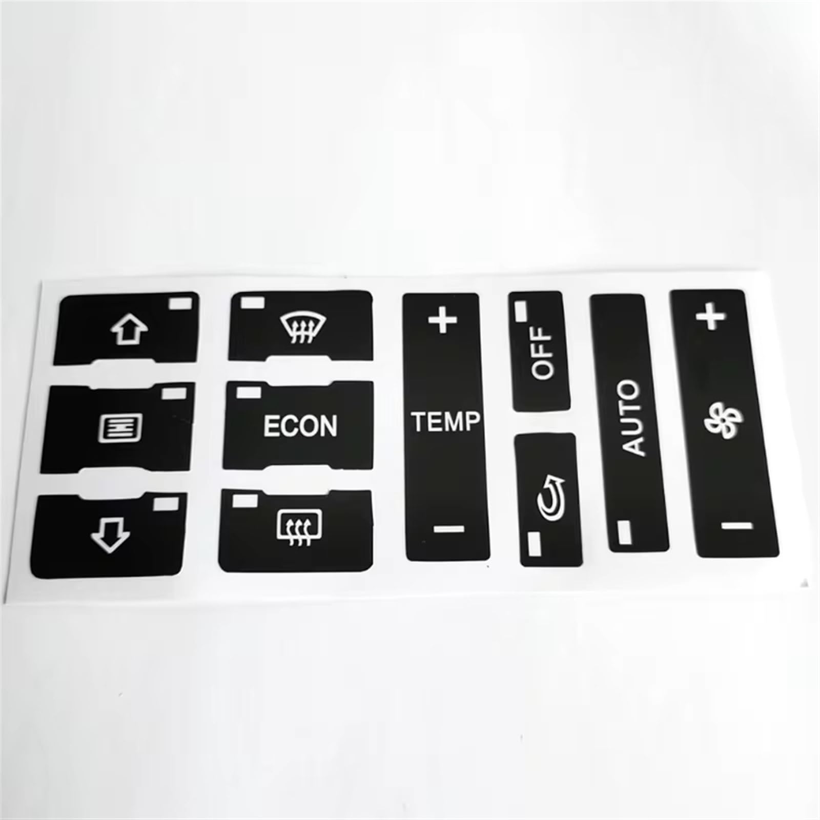 Button Repair Sticker Compatible with for A2 A3 8L Car Interior Air Conditioning Control Switch A/C Button Repair Decals Sticker