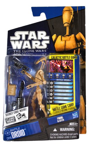 Star Wars 2010 Clone Wars Animated Action Figure CW No. 19 Battle Droid