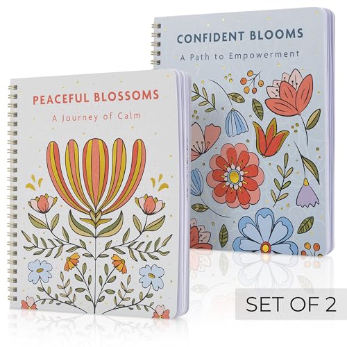 Beautiful Adult Coloring Book Set of 2 for Relaxation - Affirmation and Inspirational Books Making it a Great Gift - Perfect Stress-Relieving Books Fun to Color for Women - Image 8