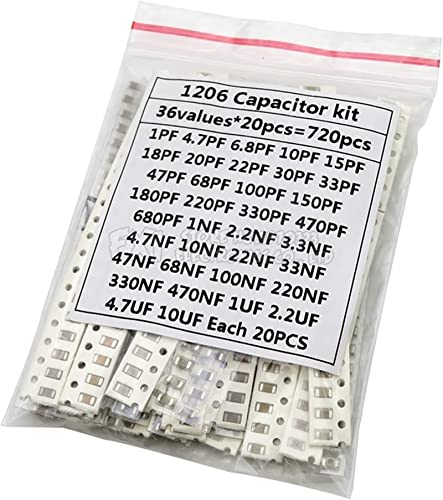 Kit condensateurs SMD 1206 pour filtrer les tensions de vos circuits