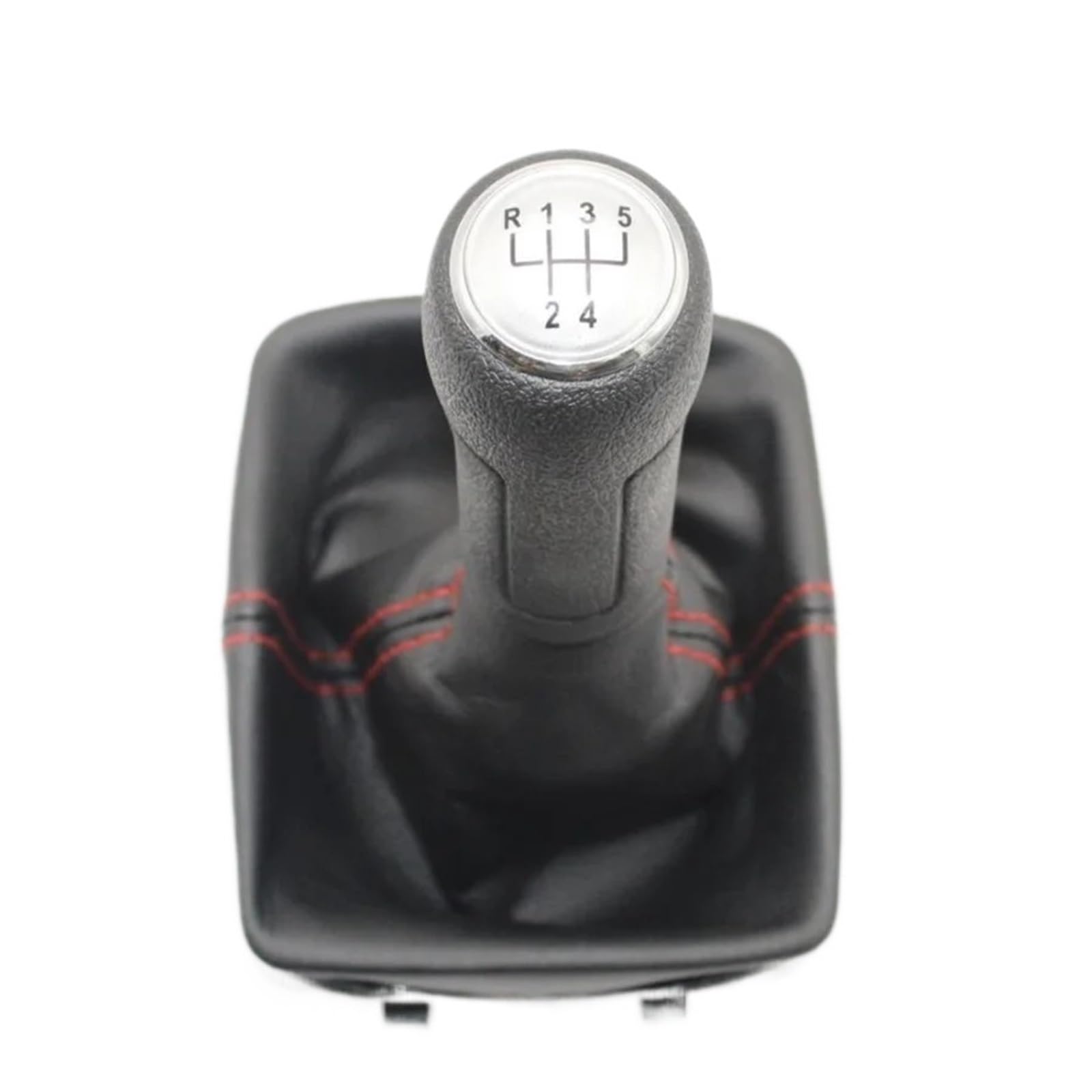 EFDDTBHE Compatible with VW for Polo 9N 9N2 GTI 2002 2003 2004 2005 2006 2007 2008 2009 2010 Car-Styling 5 Speed Gear Shift Knob Gaitor Boot Shifter Handle