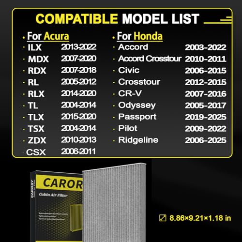CARORY CF134 Cabin Air Filter