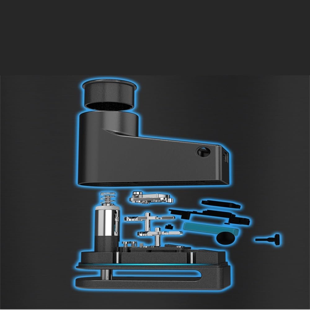 Candado Moto Disco Cerradura de Freno de Disco con Huella Dactilar, antirrobo, Bluetooth, eléctrica, Resistente al Agua, para Moto Candado Moto